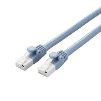 LD-GPAT/BU3/RS1<BR>LANケーブル/CAT6A対応/EU RoHS指令準拠/爪折れ防止/簡易パッケージ仕様/3m/ブルー/10個セット<BR>エレコム㈱