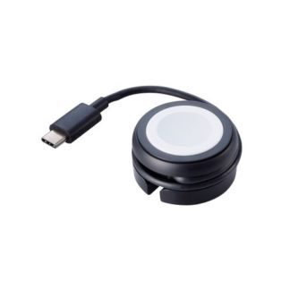 MPA-AWMCQBKApple Watch磁気充電ケーブル/高速充電対応/巻き取りタイプ/USB Type-C/ブラックエレコム㈱