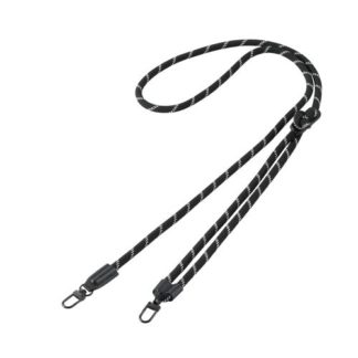 P-STCASDR06BK<BR>スマホショルダーストラップ/丸紐6mm/ケース・ストラップシート別売り/ブラック<BR>エレコム㈱