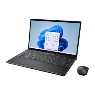 FMVN90H1BLIFEBOOK NH90/H1 ブライトブラック (Core i7-12700H/16GB/SSD・512GB/Blu-ray/Win11Home64/Office Home & Business 2021（個人向け）/17.3型)富士通㈱