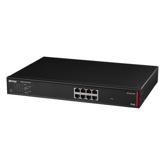 BS-GS2108P<BR>法人向け レイヤー2 Giga PoE スマートスイッチ<BR>㈱バッファロー