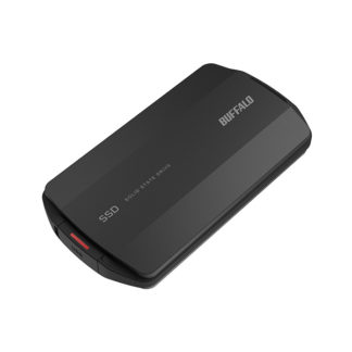 SSD-PHP4.0U3-BA<BR>PC対応 USB3.2(Gen2)対応 高速モデル Type-A/C対応 SSD 4.0TB ブラック<BR>㈱バッファロー