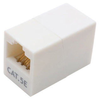 CAR-855M<BR>LAN中継アダプタ Cat.5e対応 マグネット付<BR>㈱ミヨシ