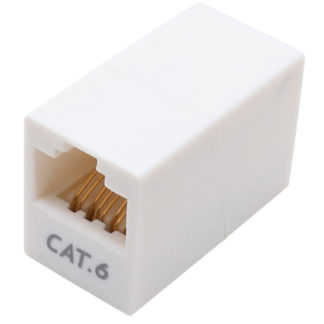 CAR-866M<BR>LAN中継アダプタ Cat.6対応 マグネット付<BR>㈱ミヨシ