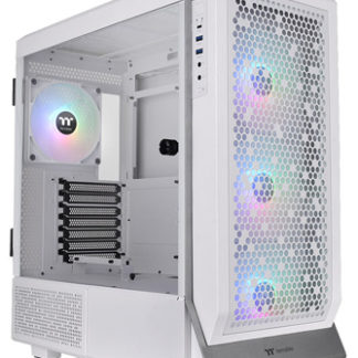 CA-1X5-00M6WN-00<BR>ミドルタワー型PCケース Ceres 500 TG ARGB Snow Edition<BR>Ｔｈｅｒｍａｌｔａｋｅ