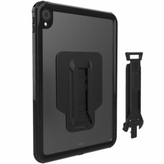 MXS-iPad-N5<BR>ARMOR-X - IP68 Waterproof Case with Hand Strap for iPad ( 10th ) [ Black ]<BR>ＡＲＭＯＲ－Ｘ