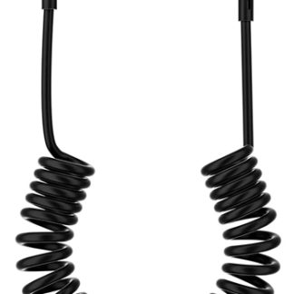 CB-AKL9-BK<BR>ケーブル Coiled Series [USB Type-A to Lightning] 1.5m コイル型 ブラック<BR>ＡＵＫＥＹ