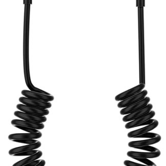 CB-CC19-BK<BR>ケーブル Coiled Series [USB Type-C to USB Type-C] 1.5m コイル型 ブラック<BR>ＡＵＫＥＹ