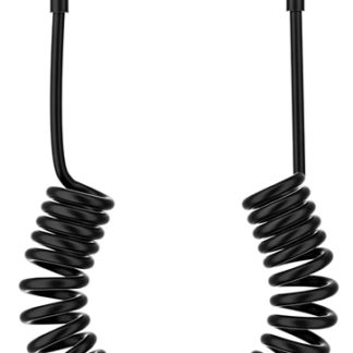 CB-CL19-BK<BR>ケーブル Coiled Series [USB Type-C to Lightning] 1.5m コイル型 ブラック<BR>ＡＵＫＥＹ