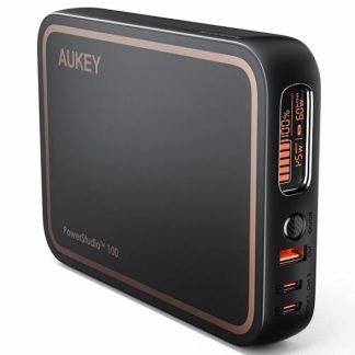 PS-RE01-BK<BR>ポータブル電源 Power Studio Mini 100 (99.9wh) ブラック<BR>ＡＵＫＥＹ