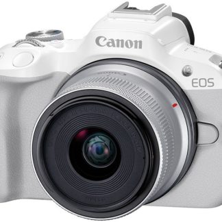 5812C011ミラーレスカメラ EOS R50・RF-S18-45 IS STMレンズキット （ホワイト）キヤノン㈱