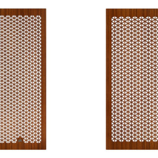 CC-8900681<BR>5000D Airflow Front & Top Panels Teak<BR>ＣＯＲＳＡＩＲ