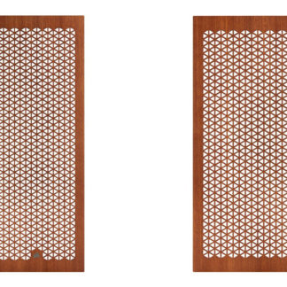 CC-8900682<BR>5000D Airflow Front & Top Panels Sapele<BR>ＣＯＲＳＡＩＲ