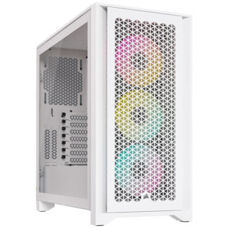 CC-9011241-WWミドルタワー型PCケース iCUE 4000D RGB Airflow Mid-Tower True WhiteＣＯＲＳＡＩＲ