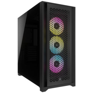 CC-9011242-WW<BR>ミドルタワー型PCケース iCUE 5000D RGB Airflow Tempered Glass Mid-Tower Black<BR>ＣＯＲＳＡＩＲ