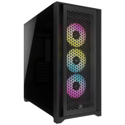 CC-9011242-WWミドルタワー型PCケース iCUE 5000D RGB Airflow Tempered Glass Mid-Tower BlackＣＯＲＳＡＩＲ