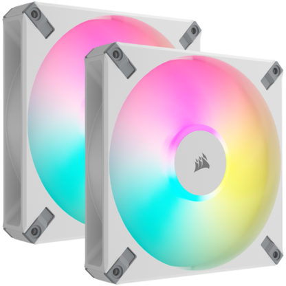 CO-9050160-WWケースファン AF140 RGB ELITE WHITE Dual Pack with Lighting Node CORE XTＣＯＲＳＡＩＲ