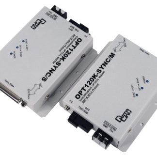 OPT120K-SYNC<BR>光ファイバーで同期式機器間を長距離延長する光モデム<BR>データリンク㈱