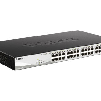 DGS-1210-28MP/F4<BR>DGS-1210-28MP ギガビットL2スマートスイッチ、PoE/PoE+対応(最大370W給電)、10/100/1000BASE-Tポート(PoE+対応)x24、10/100/1000BASE-Tポートx4(SFPコンボスロットx4)<BR>ディーリンクジャパン㈱