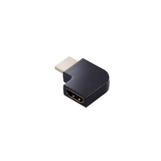 AD-HDAABS04BK<BR>HDMI延長アダプター/L字左/AF-AM/スリムタイプ/ブラック<BR>エレコム㈱