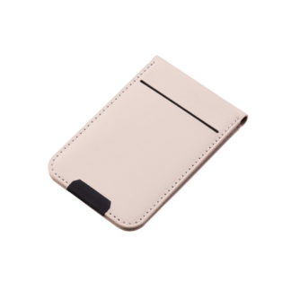 AMS-BPDSFGYL<BR>背面フリーアングルスタンド/マグネット取付/MagSafe対応iPhone用/カードポケット付き/ピンクベージュ<BR>エレコム㈱