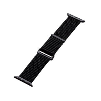AW-41BDFBBK<BR>Apple Watch 41/40/38mm用バンド/ファブリック/ブラック<BR>エレコム㈱