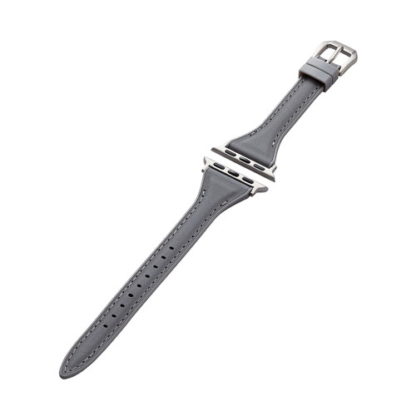 AW-41BDLHVJBKApple Watch 41/40/38mm用バンド/ハイブリッドレザー/スリム/チャコールブラックエレコム㈱