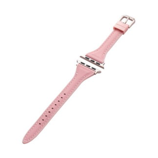 AW-41BDLHVJPN<BR>Apple Watch 41/40/38mm用バンド/ハイブリッドレザー/スリム/ダスティピンク<BR>エレコム㈱