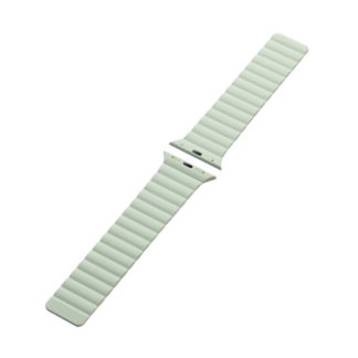AW-41BDMAGGN<BR>Apple Watch 41/40/38mm用バンド/マグネット/シリコン/グリーン×ホワイト<BR>エレコム㈱