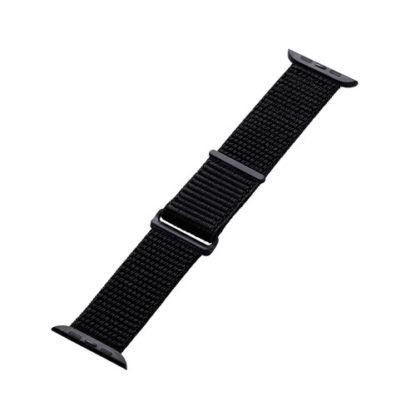 AW-45BDFBBKApple Watch 49/45/44/42mm用バンド/ファブリック/ブラックエレコム㈱