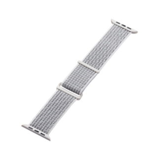 AW-45BDFBWH<BR>Apple Watch 49/45/44/42mm用バンド/ファブリック/ホワイト<BR>エレコム㈱