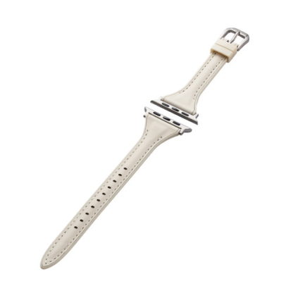 AW-45BDLHVJGYApple Watch 49/45/44/42mm用バンド/ハイブリッドレザー/スリム/グレージュエレコム㈱