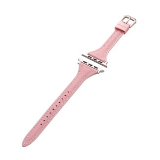 AW-45BDLHVJPN<BR>Apple Watch 49/45/44/42mm用バンド/ハイブリッドレザー/スリム/ダスティピンク<BR>エレコム㈱