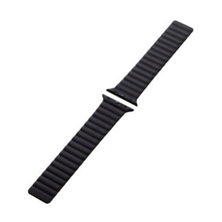 AW-45BDMAGBK2<BR>Apple Watch 49/45/44/42mm用バンド/マグネット/シリコン/ブラック×グリーン<BR>エレコム㈱