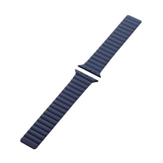 AW-45BDMAGNV<BR>Apple Watch 49/45/44/42mm用バンド/マグネット/シリコン/ネイビー×ホワイト<BR>エレコム㈱