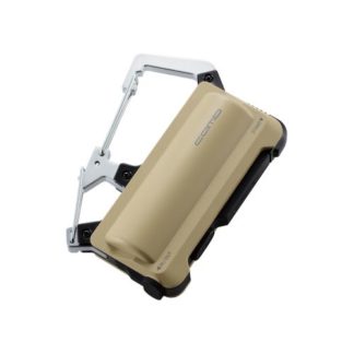 DE-C35L-5000BE<BR>モバイルバッテリー/カラビナ一体型/リチウムイオン電池/12W/USB-C入出力1ポート/5000mAh/防水・防塵・耐衝撃/IP44/ベージュ<BR>エレコム㈱