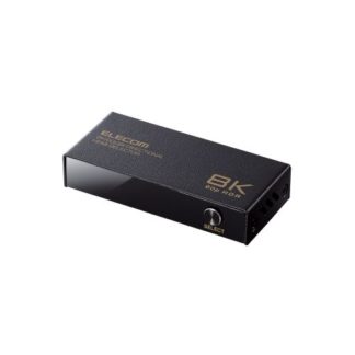 DH-SW8KBD21BK<BR>HDMI切替器/8K60Hz対応/双方向/メタル筐体/ブラック<BR>エレコム㈱