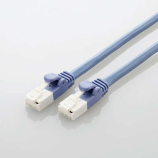 LD-CTT/BU3/RS2<BR>LANケーブル/CAT5e準拠/EU RoHS指令準拠/爪折れ防止/簡易パッケージ仕様/3m/ブルー/20個セット<BR>エレコム㈱