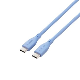MPA-CCSS20BU<BR>USB Type-C to USB Type-Cケーブル/USB Power Delivery対応/なめらか/2.0m/ゼニスブルー<BR>エレコム㈱