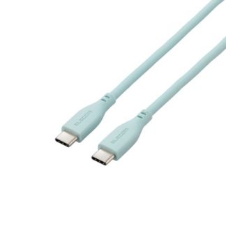 MPA-CCSS20GN<BR>USB Type-C to USB Type-Cケーブル/USB Power Delivery対応/なめらか/2.0m/パールグリーン<BR>エレコム㈱
