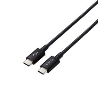 MPA-CCYS03NBKUSB Type-C to USB Type-Cケーブル/USB Power Delivery対応/やわらか耐久/0.3m/ブラックエレコム㈱