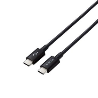 MPA-CCYS03NBK<BR>USB Type-C to USB Type-Cケーブル/USB Power Delivery対応/やわらか耐久/0.3m/ブラック<BR>エレコム㈱