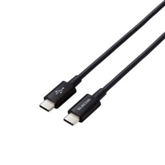 MPA-CCYS12NBKUSB Type-C to USB Type-Cケーブル/USB Power Delivery対応/やわらか耐久/1.2m/ブラックエレコム㈱