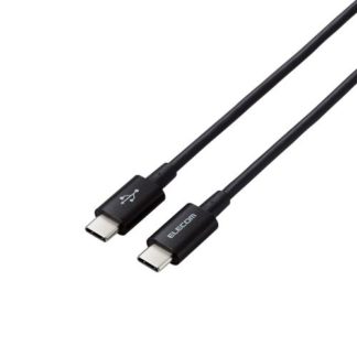 MPA-CCYS12NBK<BR>USB Type-C to USB Type-Cケーブル/USB Power Delivery対応/やわらか耐久/1.2m/ブラック<BR>エレコム㈱