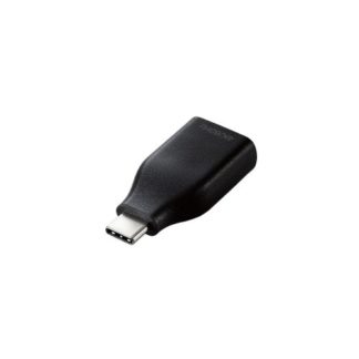MPA-CHDMIQDBK映像変換アダプター/USB Type-C - HDMI/60Hz/コンパクト/ブラックエレコム㈱