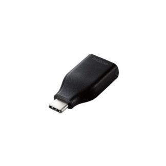 MPA-CHDMIQDBK<BR>映像変換アダプター/USB Type-C - HDMI/60Hz/コンパクト/ブラック<BR>エレコム㈱