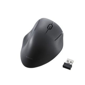 M-SH10DBSKBK<BR>マウス/SHELLPHA/無線2.4GHz/3ボタン/抗菌仕様/静音設計/ブラック<BR>エレコム㈱