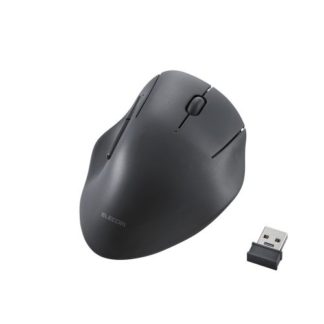 M-SH20DBSKBK<BR>マウス/SHELLPHA/無線2.4GHz/5ボタン/抗菌仕様/静音設計/ブラック<BR>エレコム㈱
