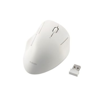M-SH20DBSKWH<BR>マウス/SHELLPHA/無線2.4GHz/5ボタン/抗菌仕様/静音設計/ホワイト<BR>エレコム㈱