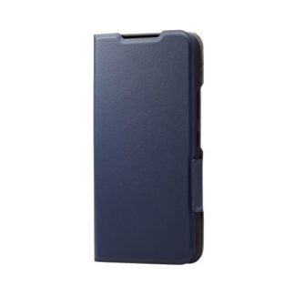PM-G233PLFUNV<BR>Galaxy A54 5G (SC-53D/SCG21)用レザーケース/手帳型/UltraSlim/薄型/超軽量/磁石付き/ネイビー<BR>エレコム㈱
